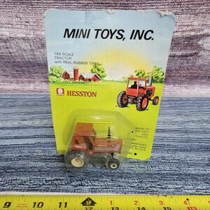 Vintage Mini Toys 1/64 scale Hesston 980 die-cast/plastic tractor brown/black